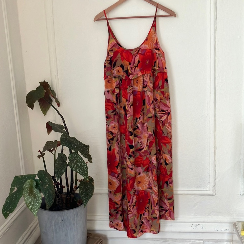 Gorgeous Tropical Slip Dress